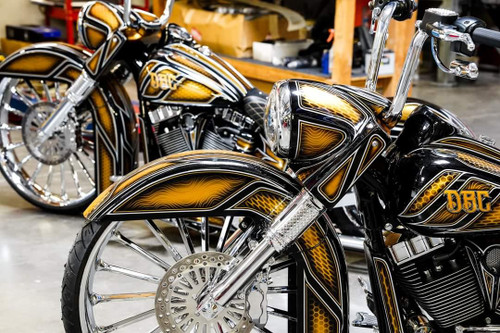 Straight Line Metric Chrome Wheels