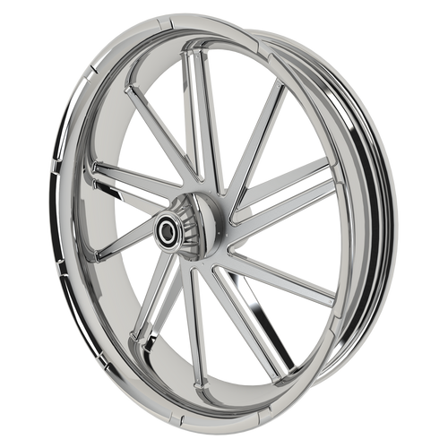 23x5.5 Harley-Davidson GT2 Chrome Fat Tire Bagger wheel with chrome aluminum insert 23x5.5 Harley-Davidson GT2 Chrome Fat Tire Bagger wheel with chrome aluminum insert