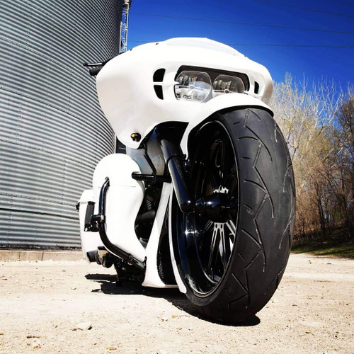 23x5.5 Harley-Davidson Black Fat Tire Bagger Kit - SMT Wheels