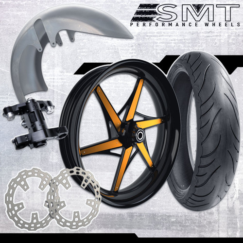 raw_life_factory KING 美輪黒 Prodigy Forged CNC wheel for Harley Davidson Touring models