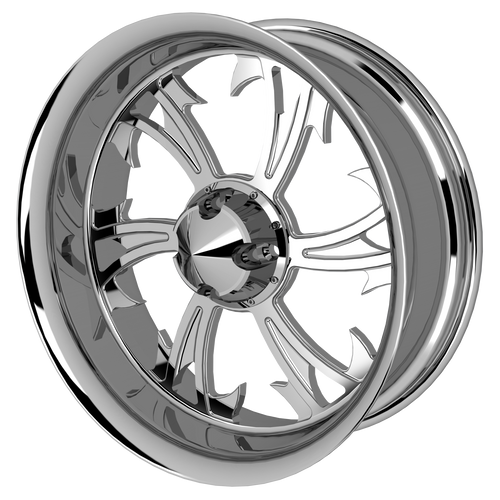 18x7" Harley-Davidson Dirty HKR Chrome Trike Rear Wheel