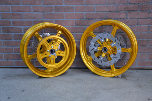 19x3.0/ 18X5.5 GOLD RACE SPEC PAIR (2022-2025 HD SOFTAIL LOWRIDER ST)