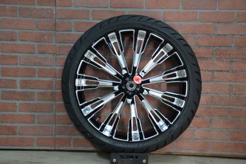 23x5.5" ROULETTE, BLACK DOUBLE CUT (2014-2023 HD TOURING)