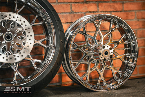 21x5.5" / 18X5.5" CHROME OG.05 PAIR (2009-2023 HD TOURING)