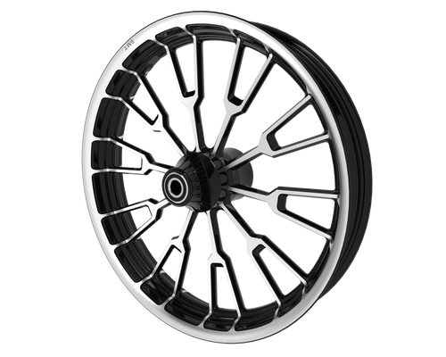 OG.29 Harley Pan America Black Double Cut Wheels Angle