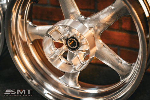 19X3.0" / 18X5.5 MACHINE FINISH RETRO 12 PAIR (2014-2023 HD TOURING)