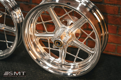 19X3.0" / 18X5.5 MACHINE FINISH RETRO 2 PAIR (2014-2023 HD TOURING)