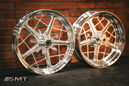 19X3.0" / 18X5.5 MACHINE FINISH RETRO 2 PAIR (2014-2023 HD TOURING)