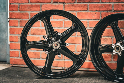 19x3.0" / 18x5.5 BLACK RETRO 12 PAIR (2014-2023 HD TOURING)