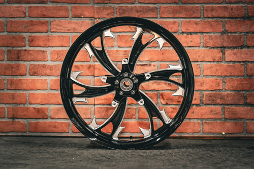 21X3.25" BLACK DOUBLE CUT DRTY HKR (2024+ HD TOURING)
