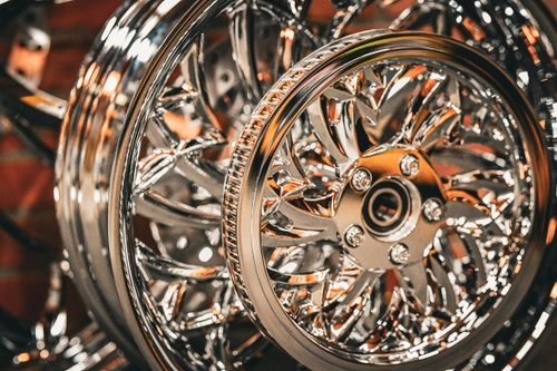 30x4.0" / 18x5.5" CHROME CRUSADE PAIR (2024+ HD TOURING)