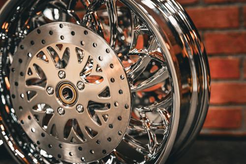 30x4.0" / 18x5.5" CHROME CRUSADE PAIR (2024+ HD TOURING)