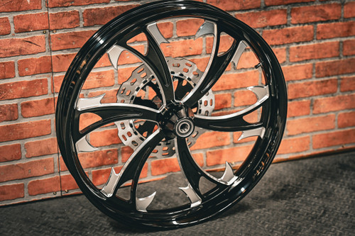 26x3.75" BLACK DOUBLE CUT DRTY HKR (2008-2026 HD Touring)
