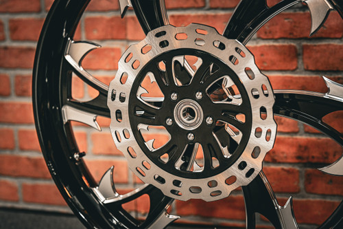 26x3.75" BLACK DOUBLE CUT DRTY HKR (2008-2026 HD Touring)