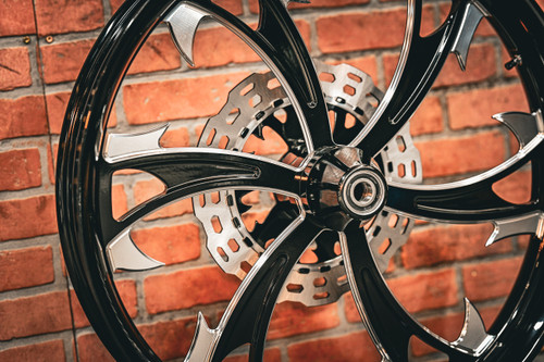 26x3.75" BLACK DOUBLE CUT DRTY HKR (2008-2026 HD Touring)