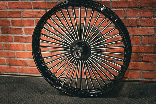 26x3.75" BLACK DOUBLE CUT BIG FATTY (2008-2026 HD Touring)