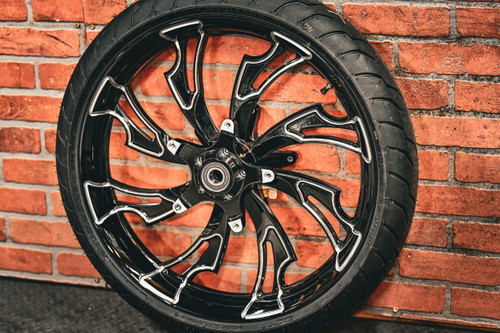 21X3.25" BLACK DOUBLE CUT GUINZU (2024+ HD TOURING)