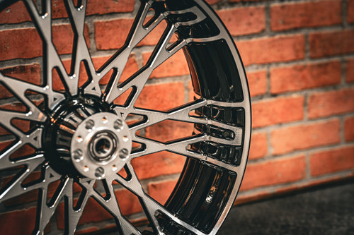 21X5.5" BLACK DOUBLE CUT OG27 (2009-2026 HD TOURING)