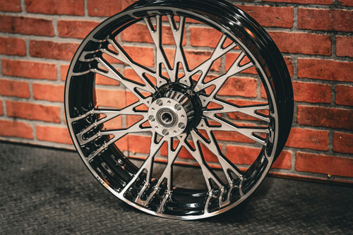 21X5.5" BLACK DOUBLE CUT OG27 (2009-2026 HD TOURING)
