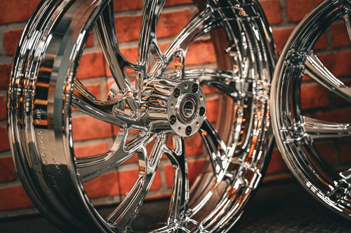 21x5.5" / 18x5.5 CHROME XR9 PAIR (2009+ HD TOURING)