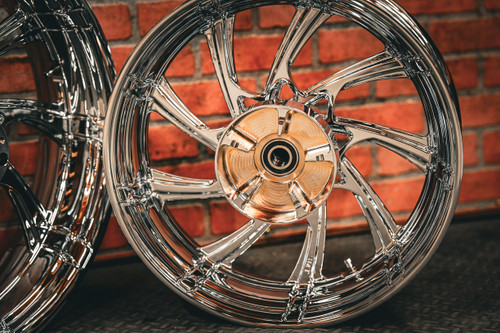 21x5.5" / 18x5.5 CHROME XR9 PAIR (2009+ HD TOURING)