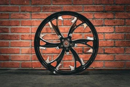 21X3.25" BLACK DOUBLE CUT DIRTY HKR (2014-2023 HD TOURING)