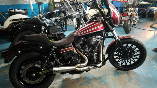 Gasser Harley Touring Black Wheels