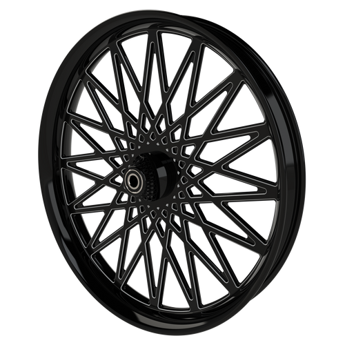 Gasser Harley V-Rod Black Double Cut Wheels