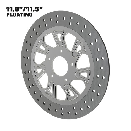 Blade Runner 11" floating rotor in polished