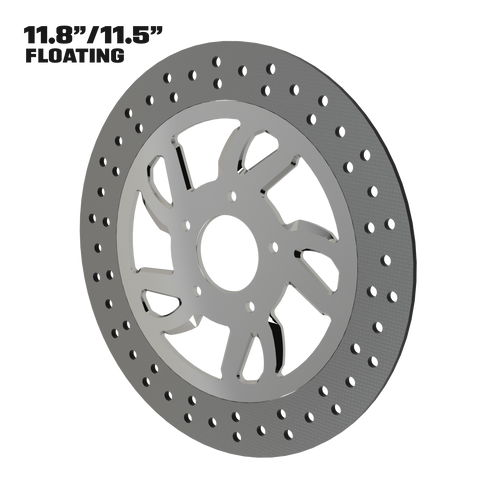 Speed 11" floating rotor in polished