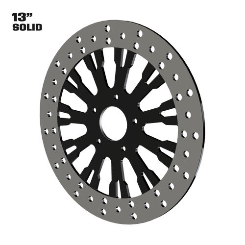 Roulette 13" Solid Rotor in Black