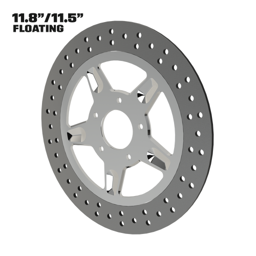 Rev Limit 11" floating rotor in polished