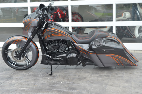 Octane matching rotor on motorcycle wheel