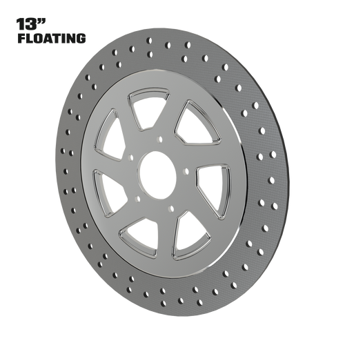 Imitator 13" floating rotor in polished