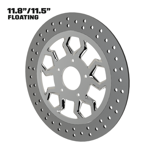 Diablo 11" floating rotor in polished