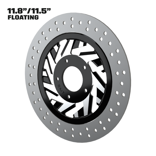 Creed 11" Floating Rotor in Black Contrast Cut