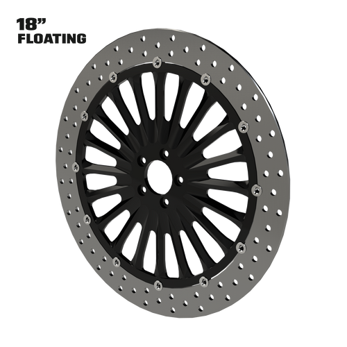 Straight Line 13" Solid Rotor in Black