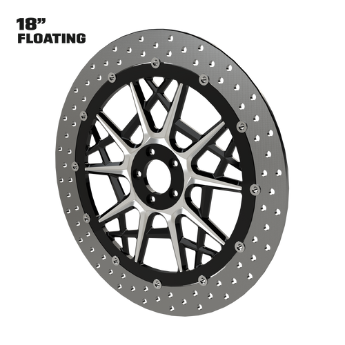 Stiletto 18" Solid Rotor in Black