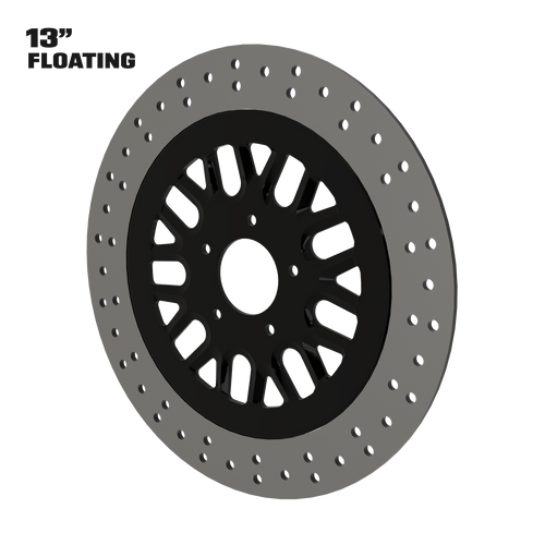 SSR 13" floating rotor in black
