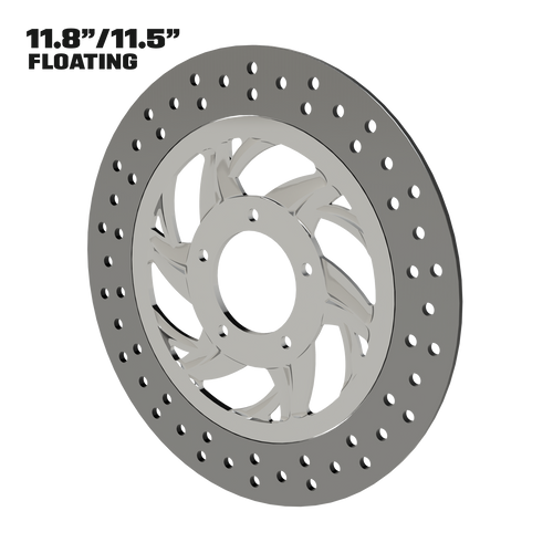 Slinger 11" Floating Rotor in Polished