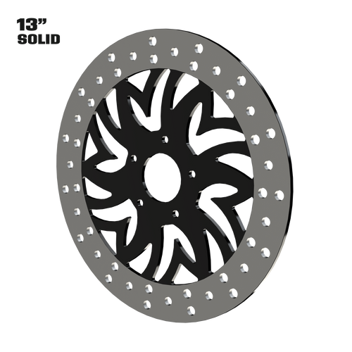 Crusade 13" Solid Rotor in Black Crusade 13" Solid Rotor in Black