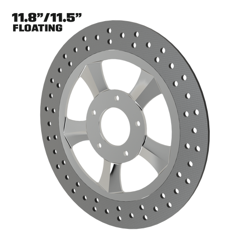 Edge 11" floating rotor in polished