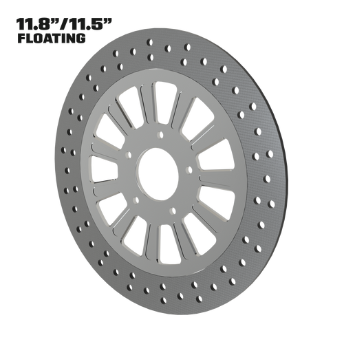 Elliptical Illusion 11" floating rotor in polished