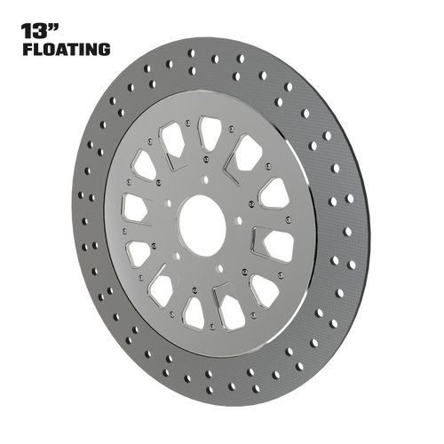 Excalibur 13" floating rotor in polished