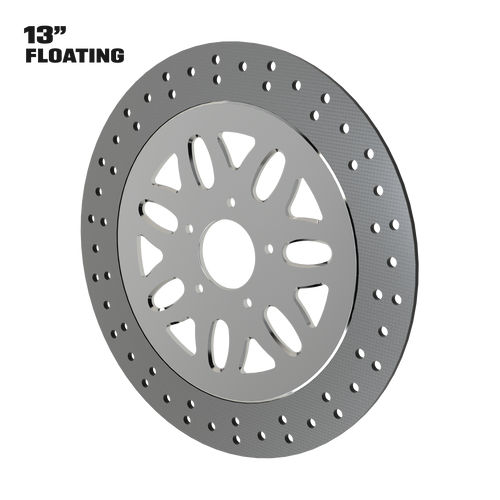 Infinity 13" floating rotor in polished
