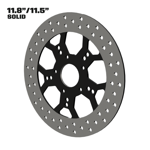 Revolution 11" solid rotor in black