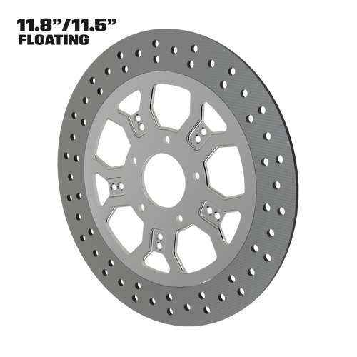Revolution 11" floating rotor in polished