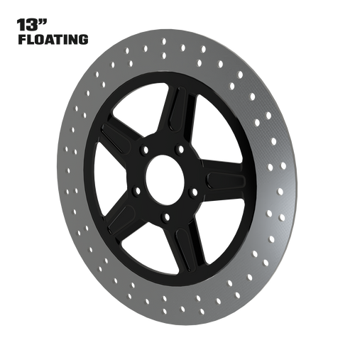 GT1 13" Floating Rotor in Black