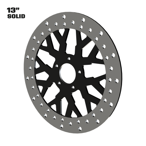 GT4 13" Solid Rotor in Black