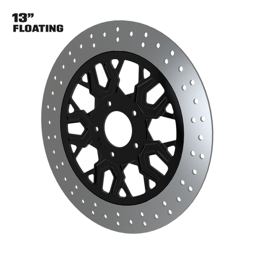 GT4 13" Floating Rotor in Black